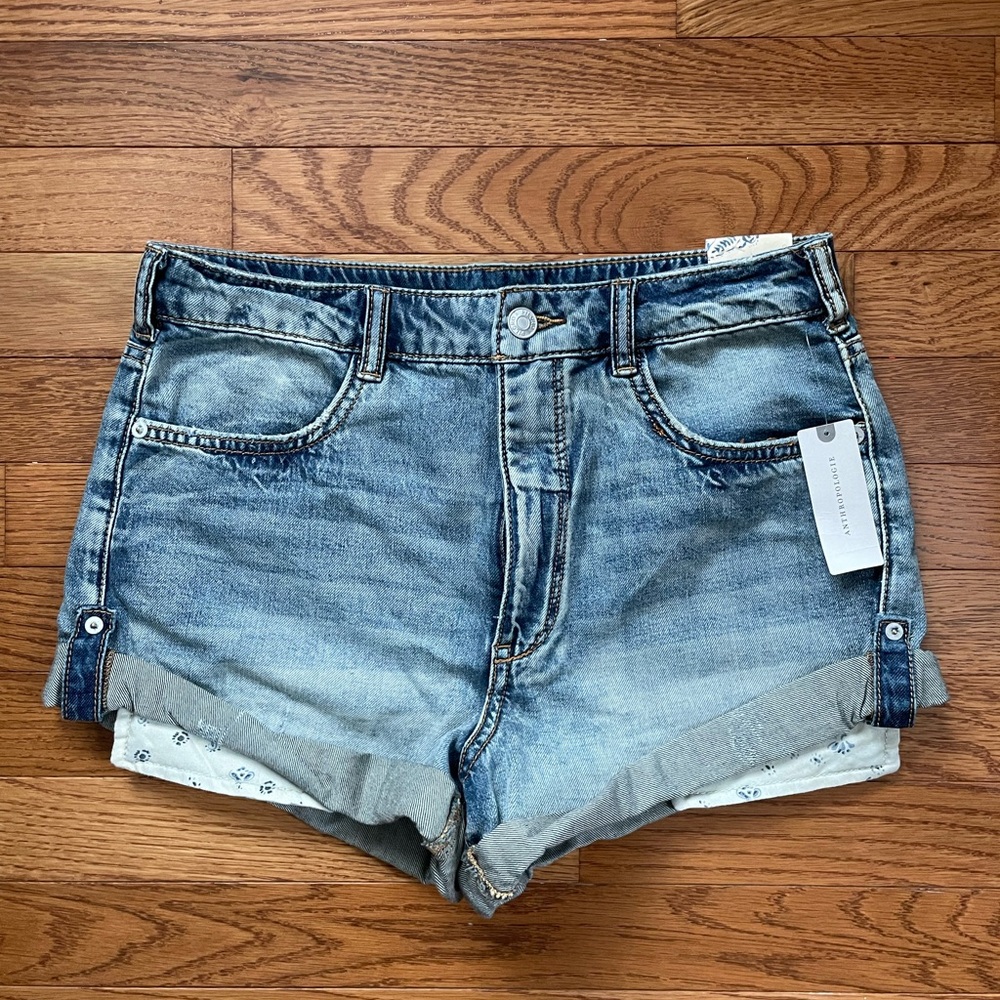 Pilcro Anthropologie Women's Blue Jean shorts size 27